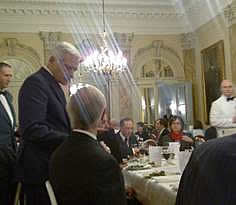 Present during the CEPS dinner 2010 with Jerzy Buzek, President Europarliament and Onno Ruding chairman of CEPS: Implementing Lisbon, the first steps.